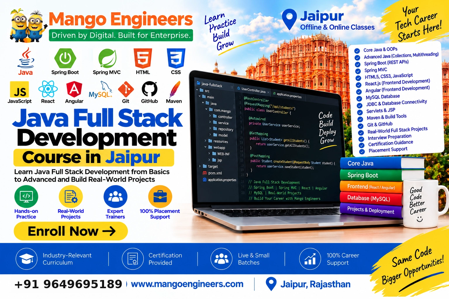 Career-focused software engineering training in Jaipur