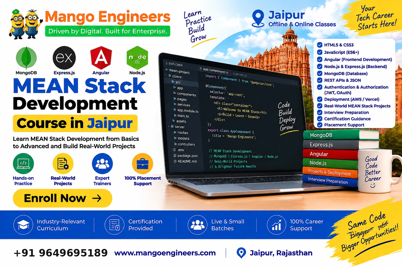 MEAN Stack course in Jaipur