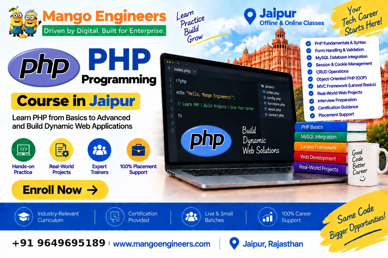 PHP Development course in Jaipur